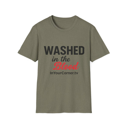 Washed in the Blood T-Shirt — Christian Faith Graphic Tee
