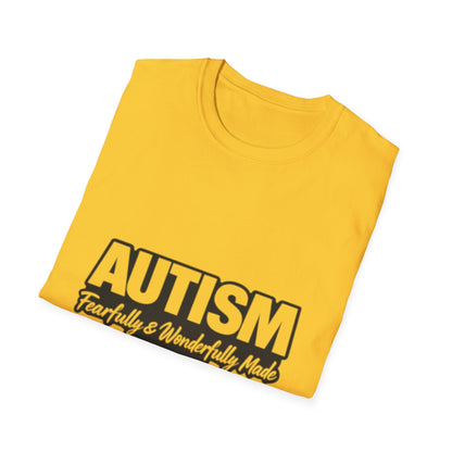 Autism — Fearfully & Wonderfully Made T-Shirt (Psalm 139:14)
