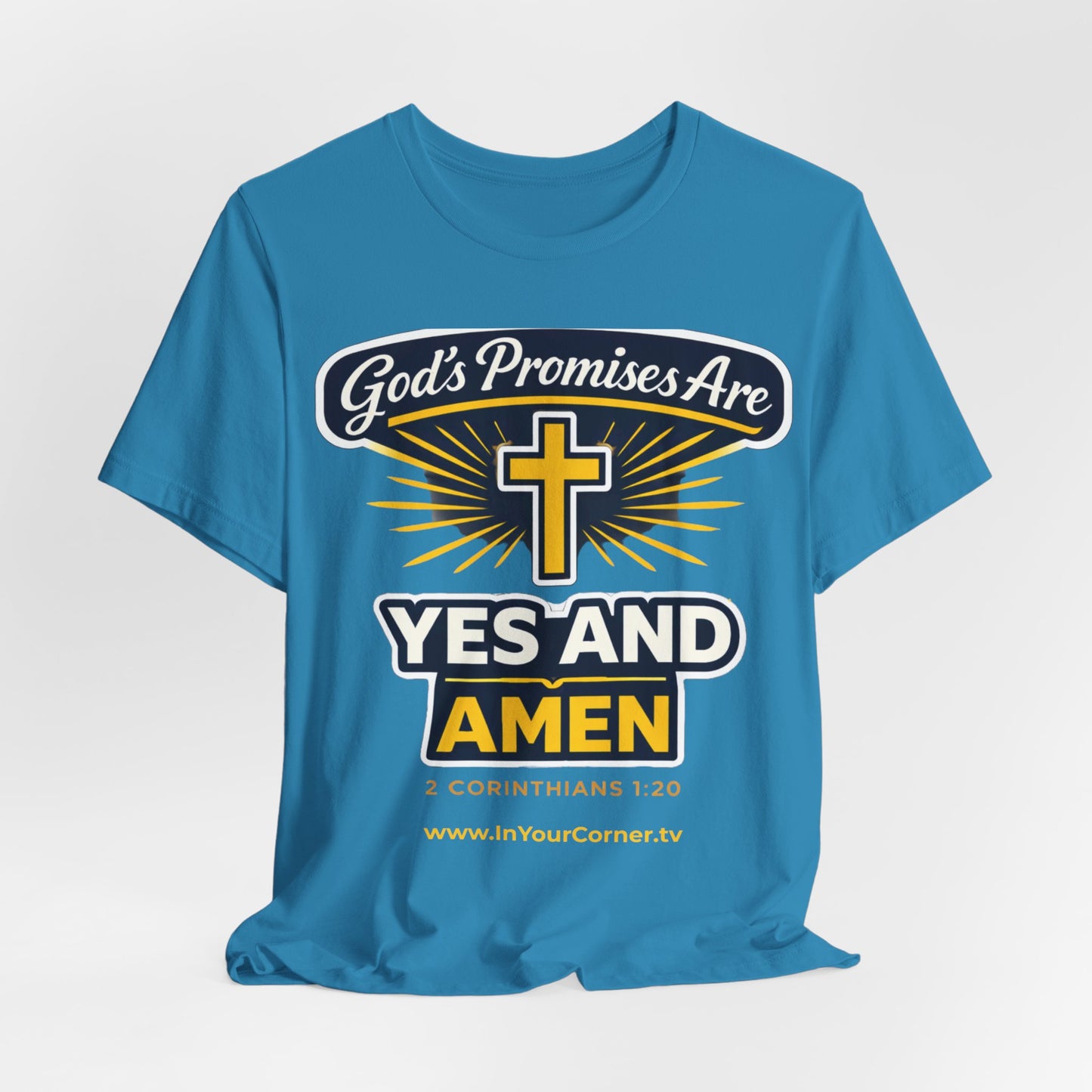 Faithful Promises T-Shirt — Scripture 'God Is Faithful' Prayer Tee