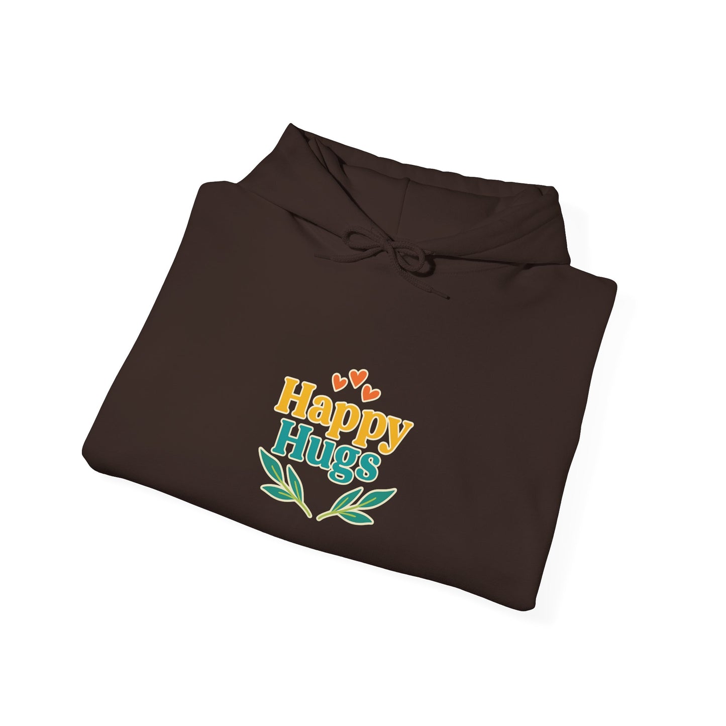 Happy Hugs Hoodie — Cute Floral Graphic Sweatshirt for Cozy Gifts