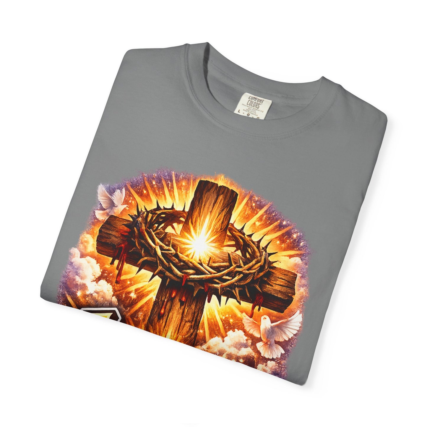 4GIVN Cross Graphic T-Shirt — Christian Faith Vintage Revival Tee