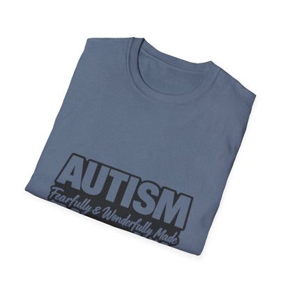 Autism — Fearfully & Wonderfully Made T-Shirt (Psalm 139:14)