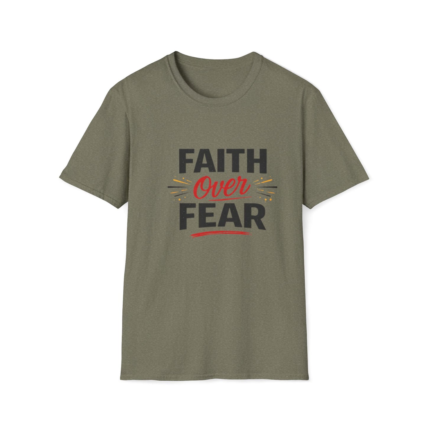 Faith Over Fear T-Shirt — Inspirational Christian Tee