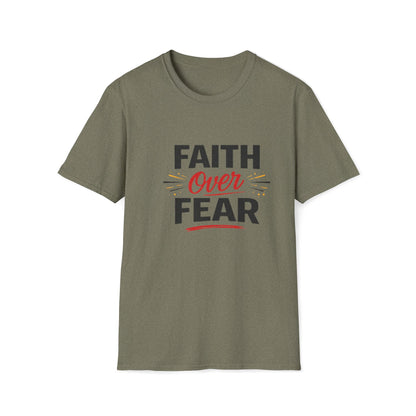 Faith Over Fear T-Shirt — Inspirational Christian Tee
