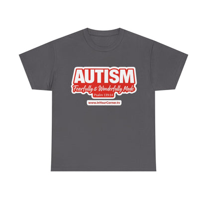 Autism Awareness Tee — "Autism: Fearfully & Wonderfully Made" Comfort Fit Shirt