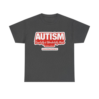Autism Awareness Tee — "Autism: Fearfully & Wonderfully Made" Comfort Fit Shirt