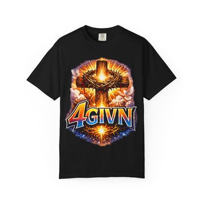 4GIVN Cross Graphic T-Shirt — Christian Faith Vintage Revival Tee