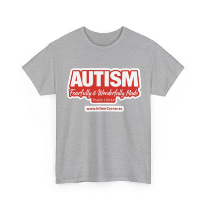 Autism Awareness Tee — "Autism: Fearfully & Wonderfully Made" Comfort Fit Shirt