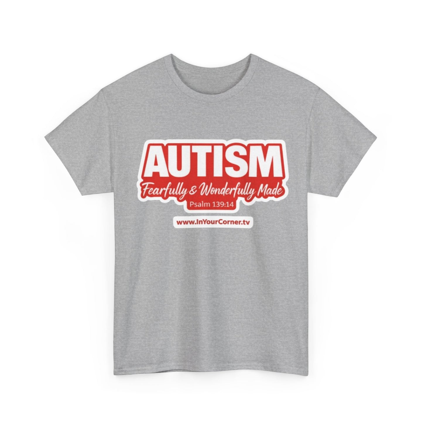 Autism Awareness Tee — "Autism: Fearfully & Wonderfully Made" Comfort Fit Shirt