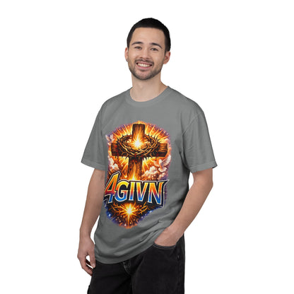 4GIVN Cross Graphic T-Shirt — Christian Faith Vintage Revival Tee