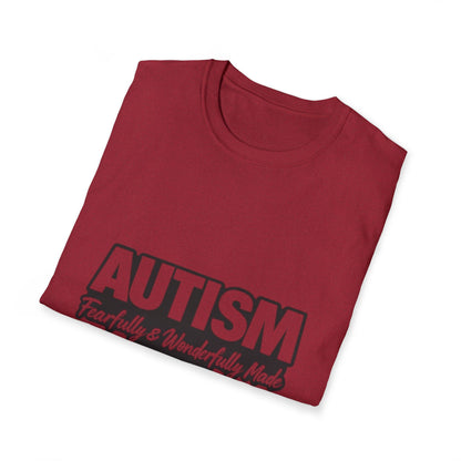 Autism — Fearfully & Wonderfully Made T-Shirt (Psalm 139:14)