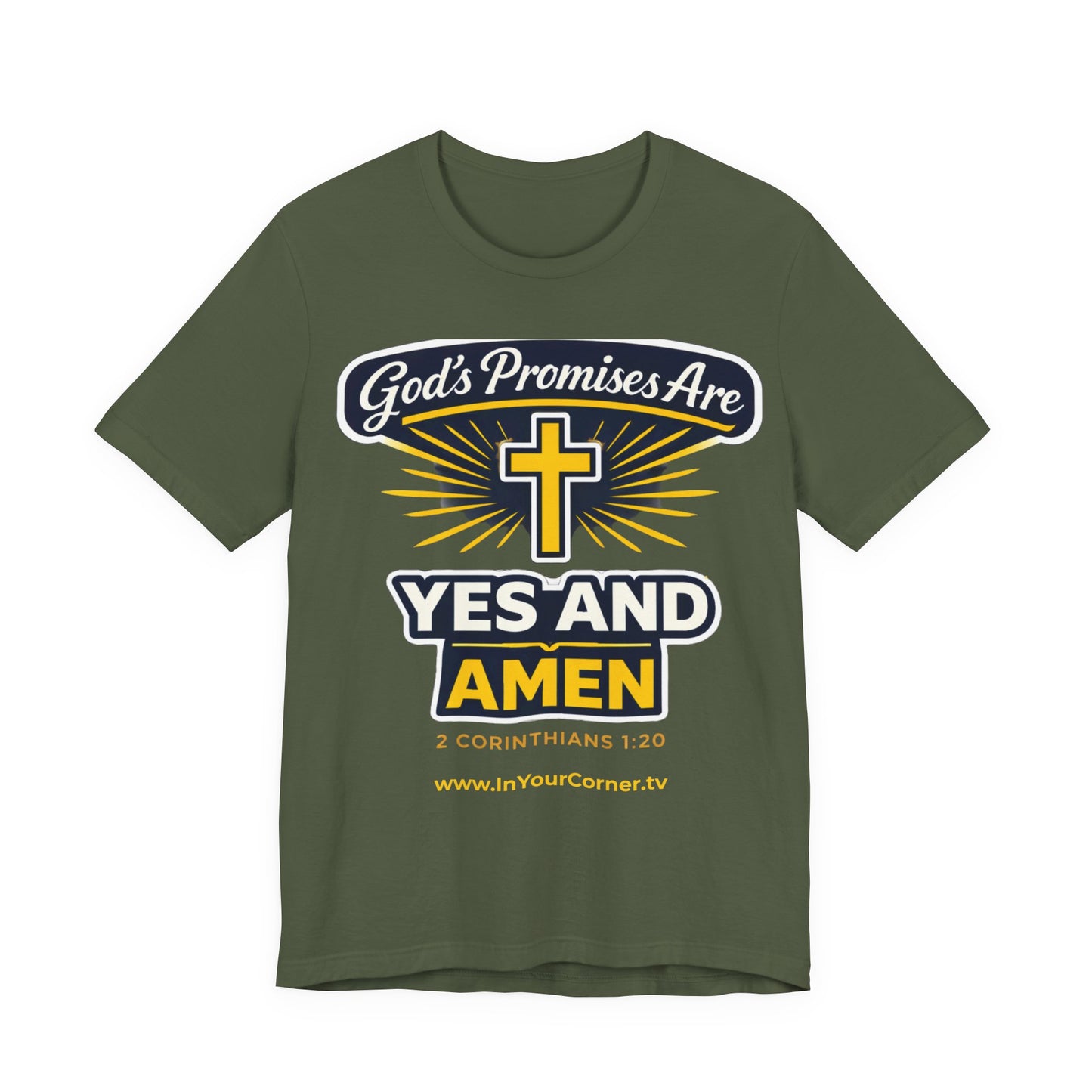 Faithful Promises T-Shirt — Scripture 'God Is Faithful' Prayer Tee