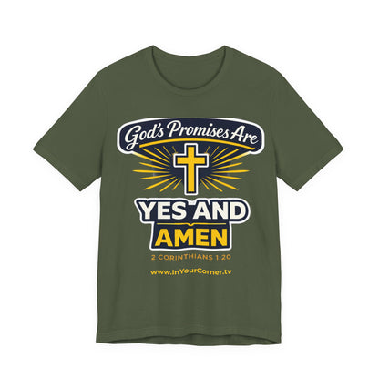 Faithful Promises T-Shirt — Scripture 'God Is Faithful' Prayer Tee