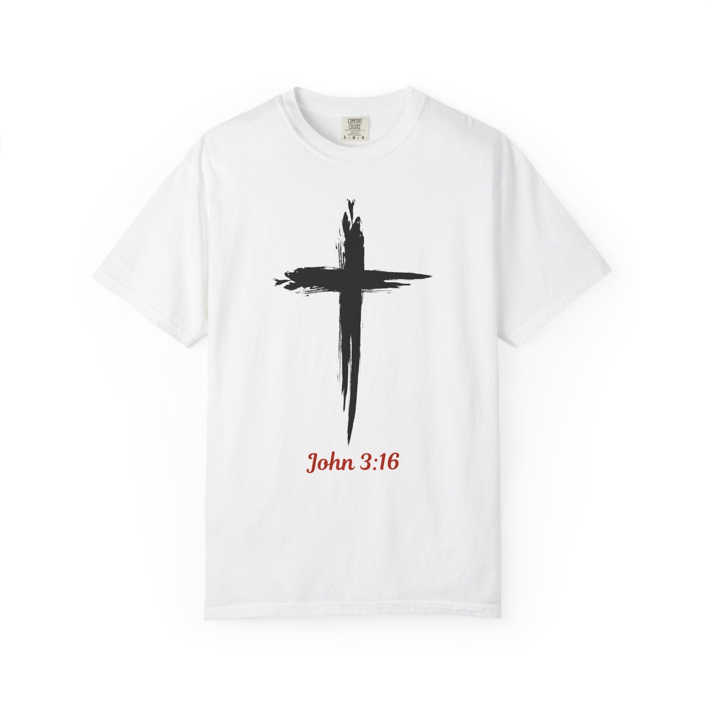 John 3:16 Cross T-Shirt — Christian Faith Tee