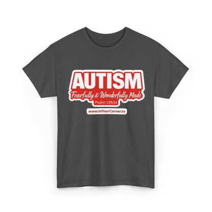 Autism Awareness Tee — "Autism: Fearfully & Wonderfully Made" Comfort Fit Shirt