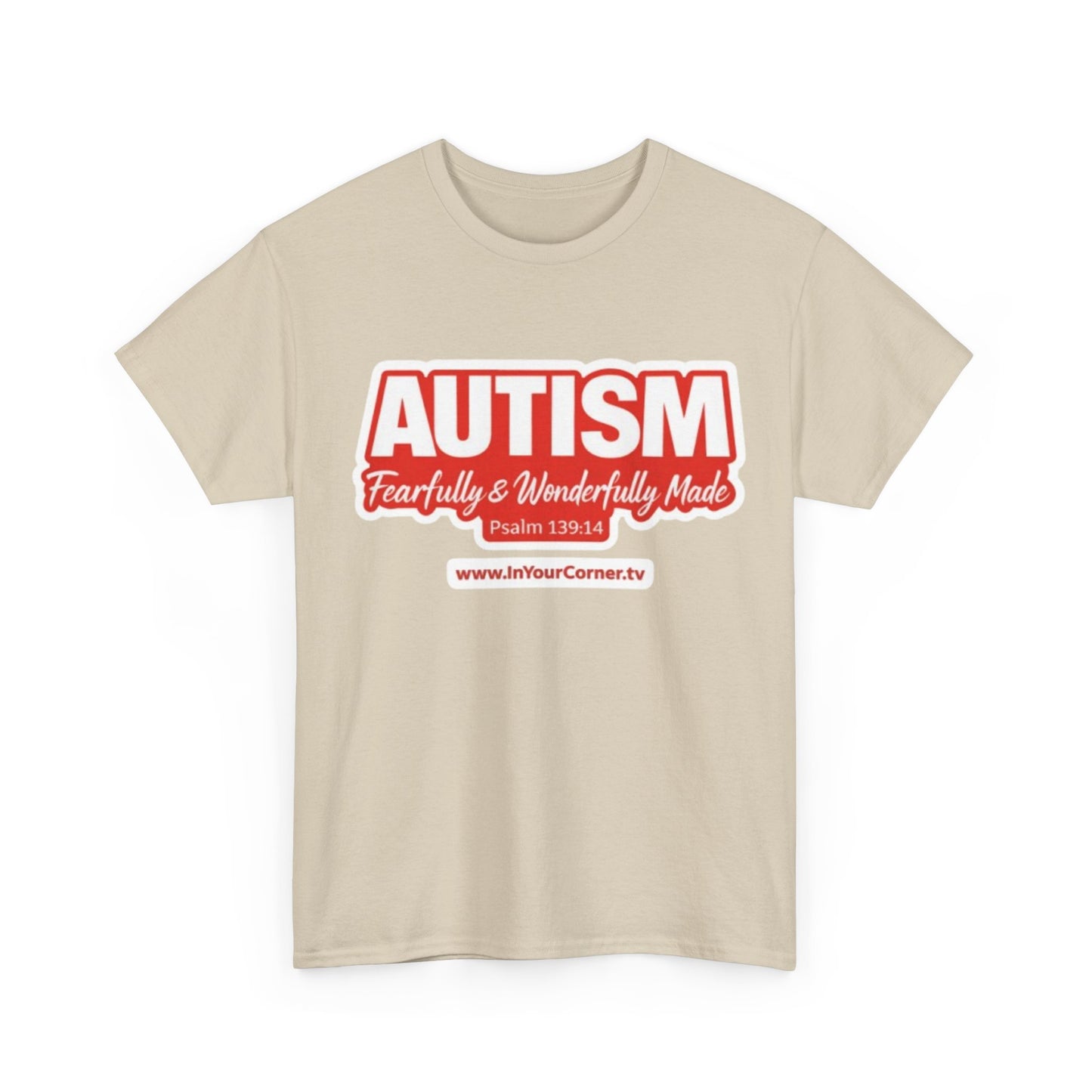 Autism Awareness Tee — "Autism: Fearfully & Wonderfully Made" Comfort Fit Shirt