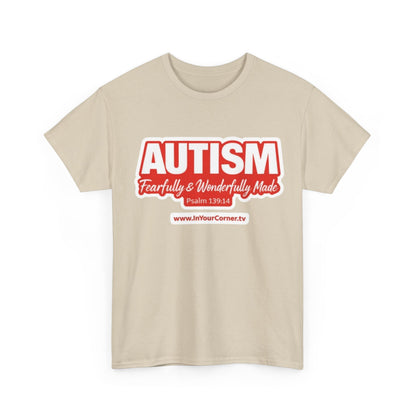 Autism Awareness Tee — "Autism: Fearfully & Wonderfully Made" Comfort Fit Shirt