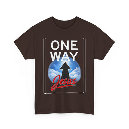One Way Jesus T-Shirt – Christian Faith Graphic Tee