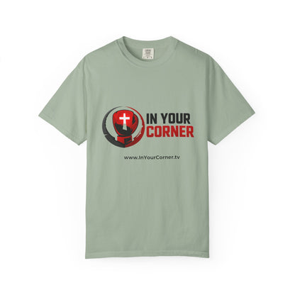 In Your Corner Boxing Glove T‑Shirt — Christian Faith Logo Tee