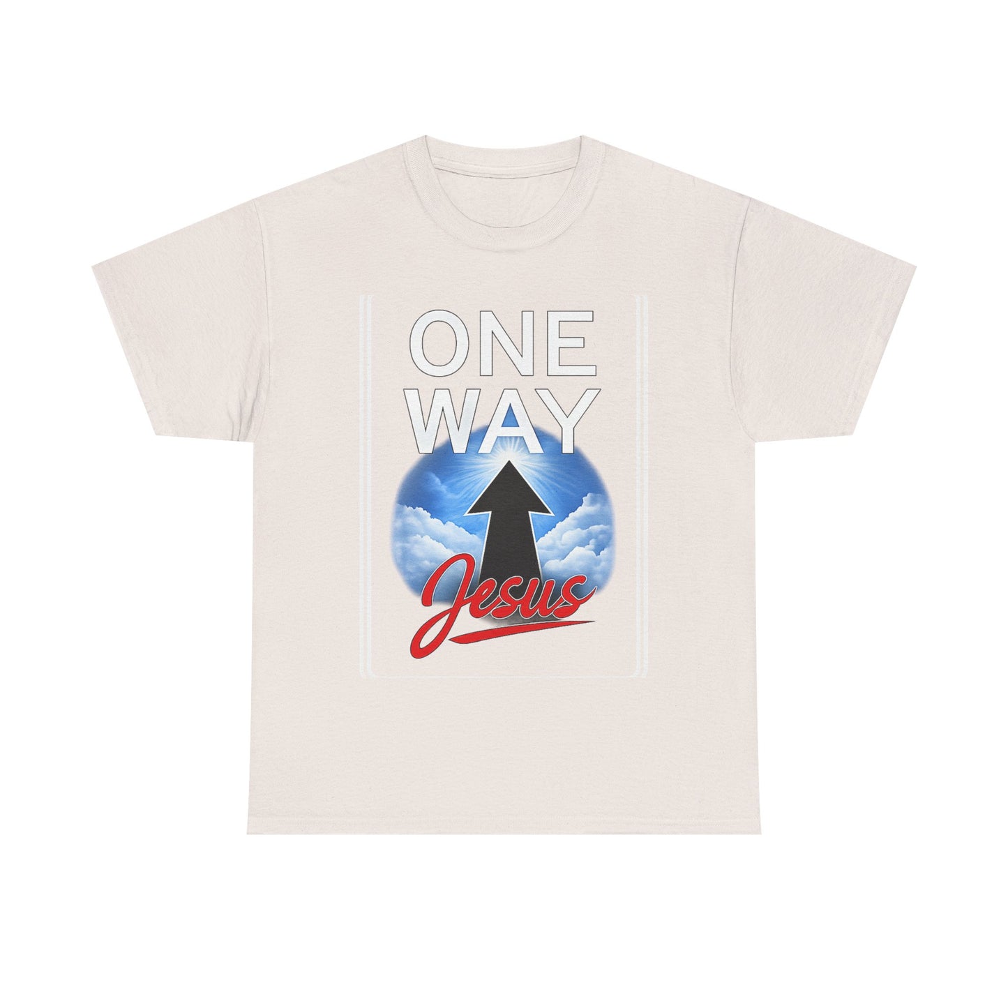 One Way Jesus T-Shirt – Christian Faith Graphic Tee