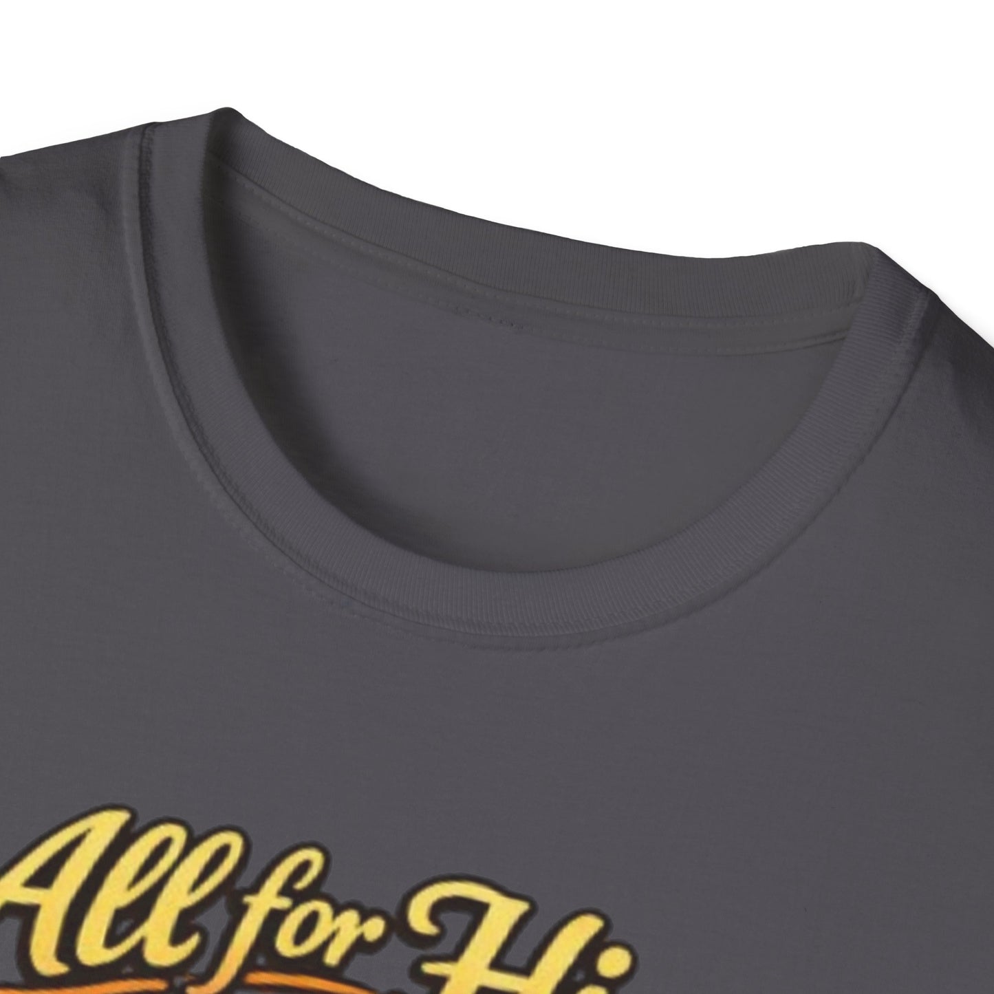 Christian Cross T-Shirt — "All For Him, Him For All" Faith Graphic Tee