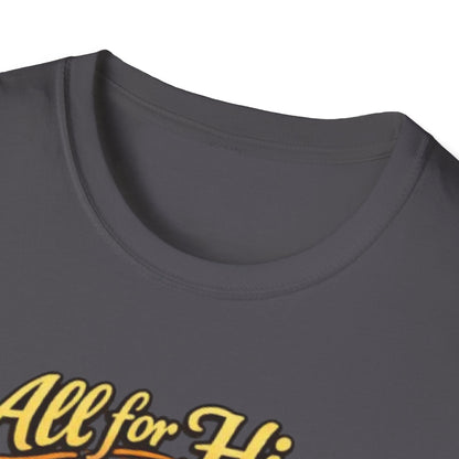 Christian Cross T-Shirt — "All For Him, Him For All" Faith Graphic Tee