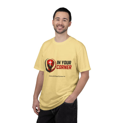 In Your Corner Boxing Glove T‑Shirt — Christian Faith Logo Tee