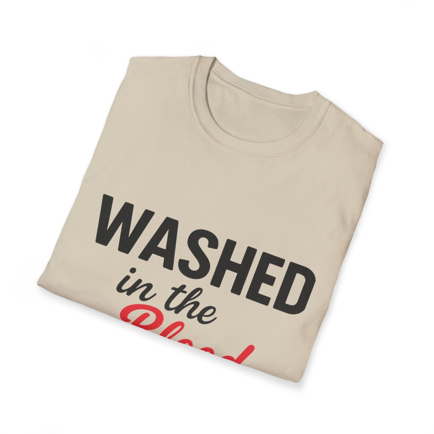 Washed in the Blood T-Shirt — Christian Faith Graphic Tee