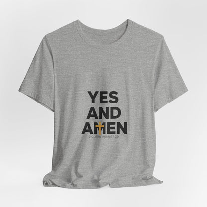 Yes And Amen Tee | Retro Americana diner sign tee, vintage menu style