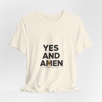 Yes And Amen Tee | Retro Americana diner sign tee, vintage menu style