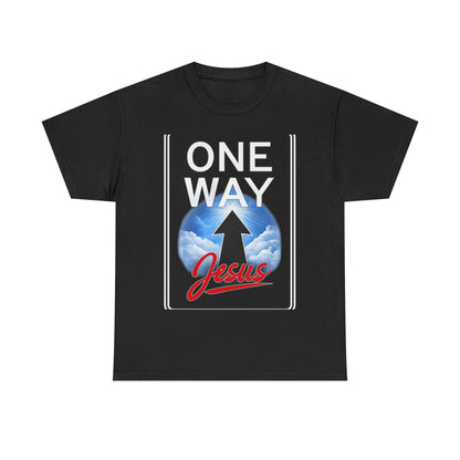 One Way Jesus T-Shirt – Christian Faith Graphic Tee
