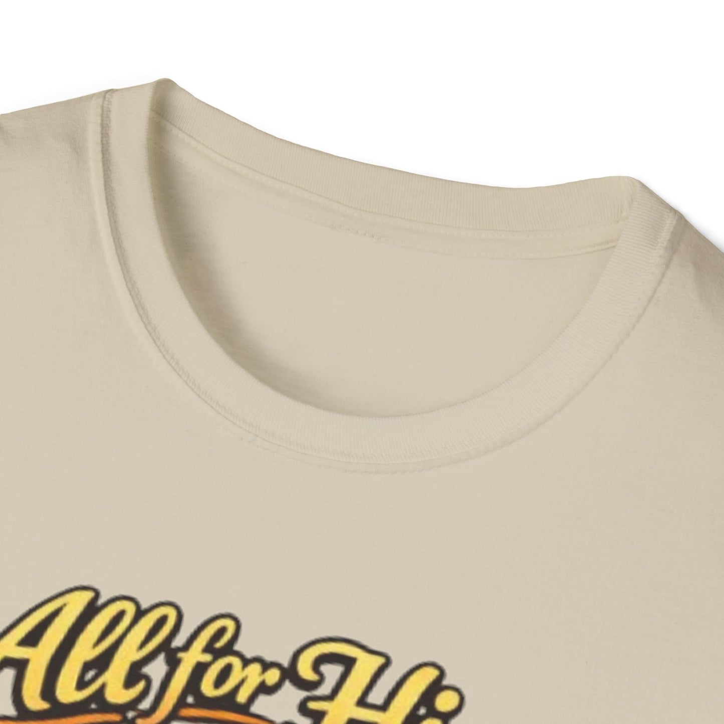 Christian Cross T-Shirt — "All For Him, Him For All" Faith Graphic Tee