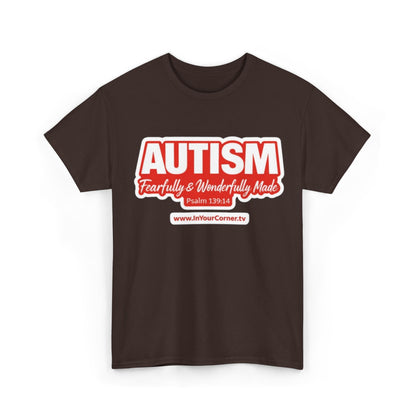 Autism Awareness Tee — "Autism: Fearfully & Wonderfully Made" Comfort Fit Shirt