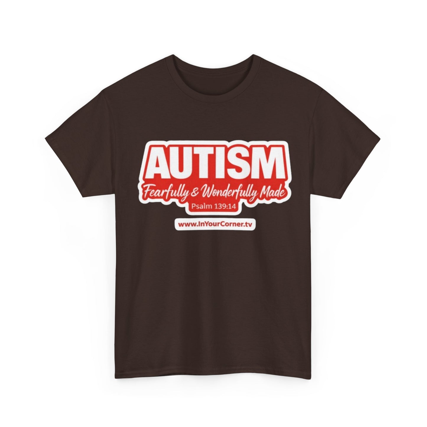 Autism Awareness Tee — "Autism: Fearfully & Wonderfully Made" Comfort Fit Shirt