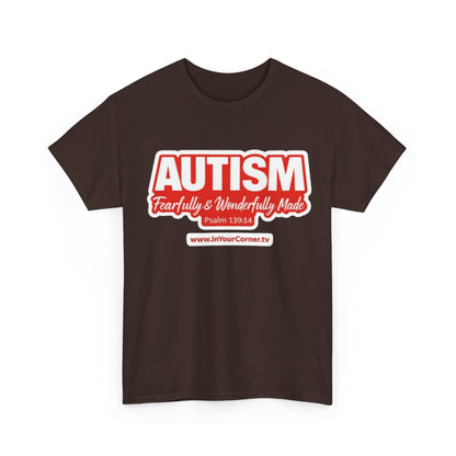 Autism Awareness Tee — "Autism: Fearfully & Wonderfully Made" Comfort Fit Shirt