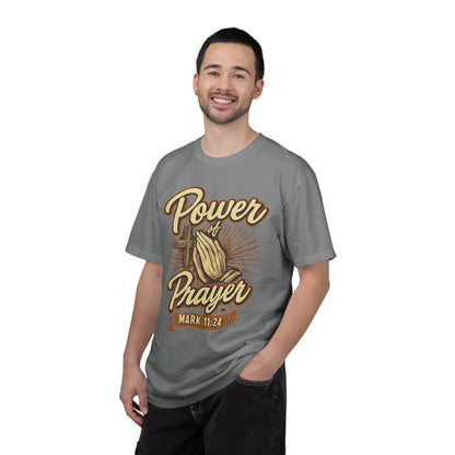 Prayer T-Shirt – "Power of Prayer" Christian Tee (Mark 11:24)