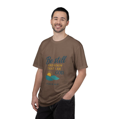 Be Still Psalm 46:10 T-Shirt — Christian Faith Graphic Tee