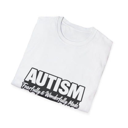 Autism — Fearfully & Wonderfully Made T-Shirt (Psalm 139:14)