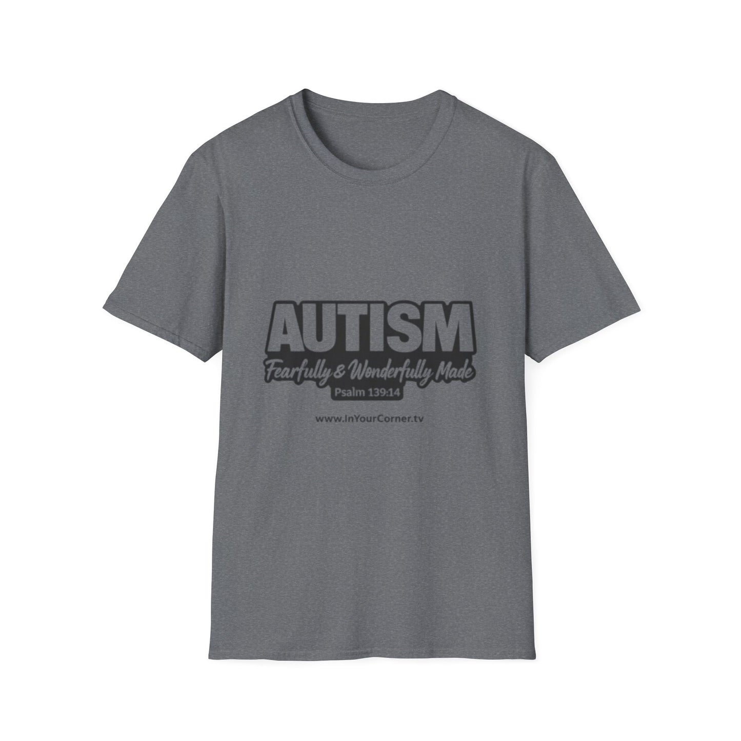Autism — Fearfully & Wonderfully Made T-Shirt (Psalm 139:14)