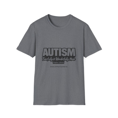 Autism — Fearfully & Wonderfully Made T-Shirt (Psalm 139:14)