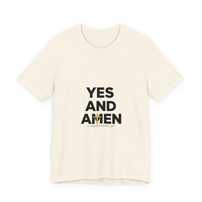 Yes And Amen Tee | Retro Americana diner sign tee, vintage menu style