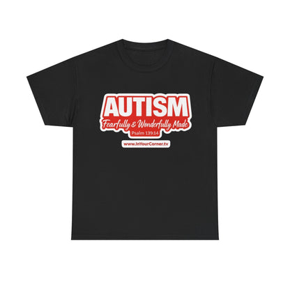 Autism Awareness Tee — "Autism: Fearfully & Wonderfully Made" Comfort Fit Shirt