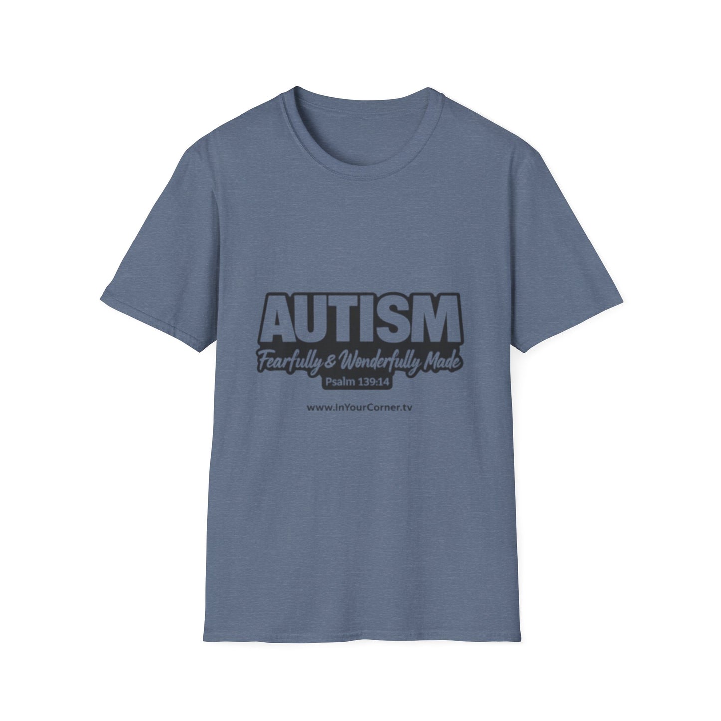 Autism — Fearfully & Wonderfully Made T-Shirt (Psalm 139:14)