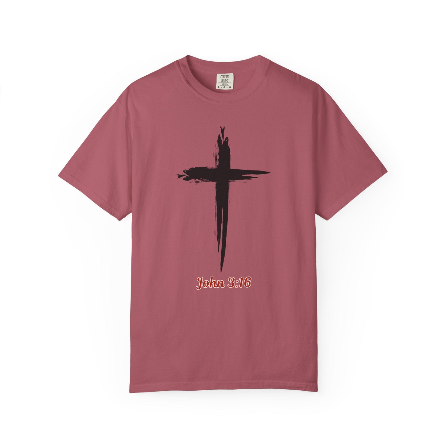 John 3:16 Cross T-Shirt — Christian Faith Tee