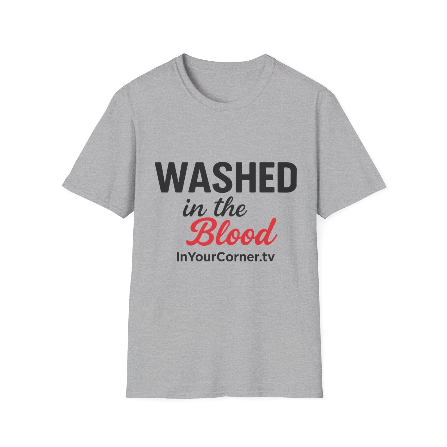 Washed in the Blood T-Shirt — Christian Faith Graphic Tee