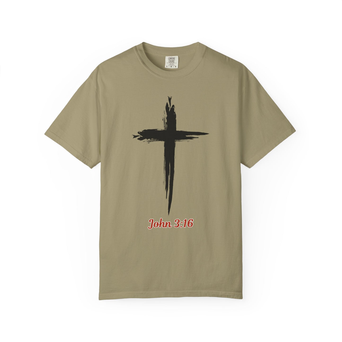 John 3:16 Cross T-Shirt — Christian Faith Tee