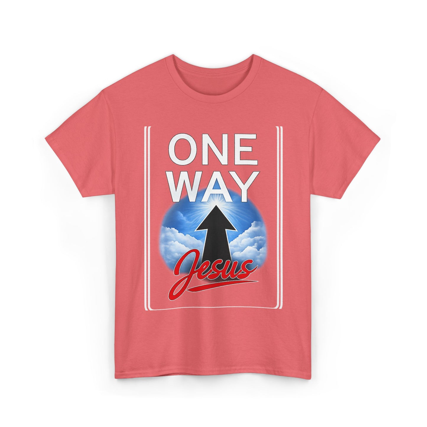 One Way Jesus T-Shirt – Christian Faith Graphic Tee