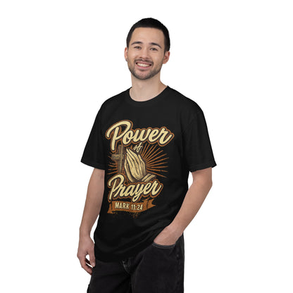 Prayer T-Shirt – "Power of Prayer" Christian Tee (Mark 11:24)