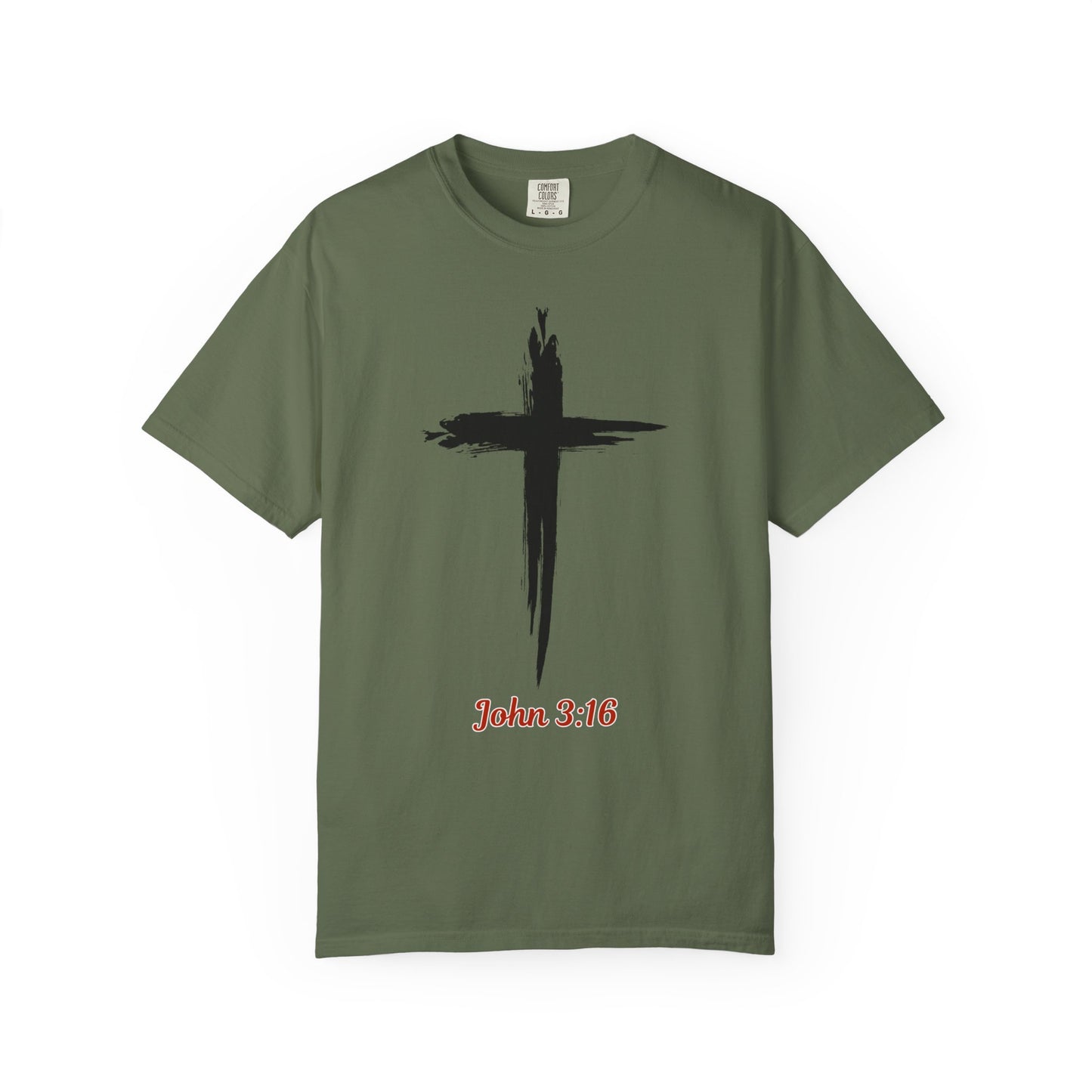 John 3:16 Cross T-Shirt — Christian Faith Tee
