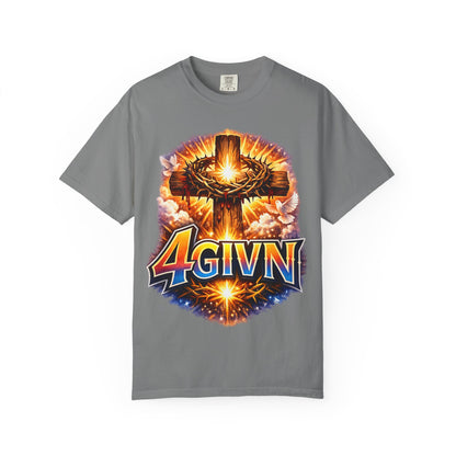 4GIVN Cross Graphic T-Shirt — Christian Faith Vintage Revival Tee